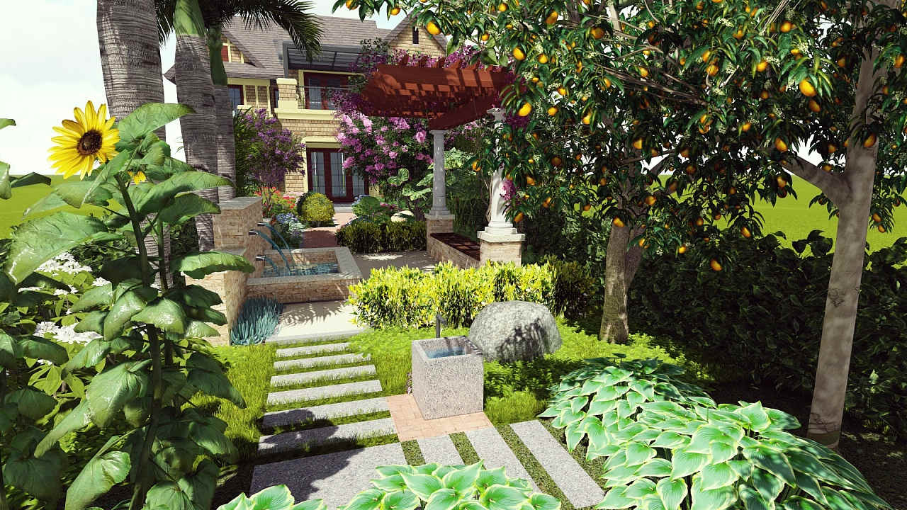 田园风绿化景观